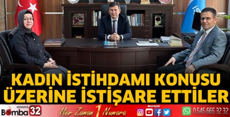 Kadın istihdamı konusu üzerine istişare ettiler