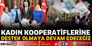 Kadın Kooperatiflerinden Vali Baruş'a ziyaret 