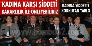 KADINA ŞİDDETE HAYIR!