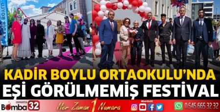 Kadir Boylu Orta Okulu’nda festival coşkusu