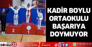 Kadir Boylu Ortaokulu başarıya doymuyor