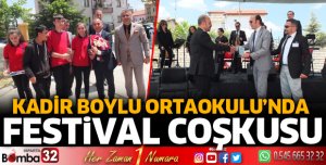 Kadir Boylu Ortaokulu'nda festival coşkusu