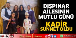 Kadir sünnet oldu