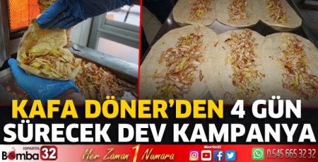 Kafa Döner’den 4 gün sürecek dev kampanya