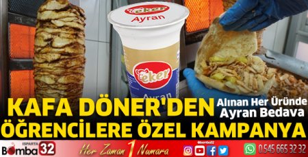 Kafa Döner'den öğrencilere özel kampanya
