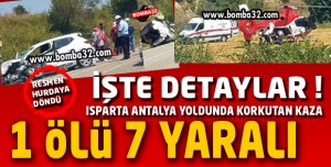 Kafa Kafaya Çarpıştı: 1 Ölü, 7 Yaralı