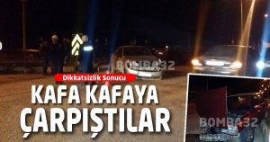Kafa Kafaya Çarpıştılar