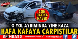 KAFA KAFAYA ÇARPIŞTILAR 3 YARALI VAR