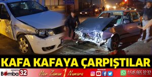 Kafa kafaya çarpıştılar