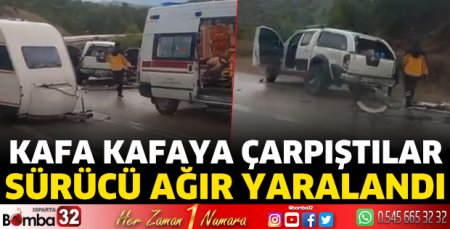 Kafa kafaya çarpıştılar