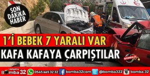 KAFA KAFAYA ÇARPIŞTILAR ÇOK SAYIDA YARALI VAR