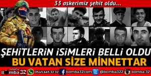 KAHRAMAN ŞEHİTLERİMİZ