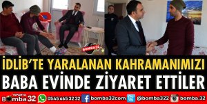 KAHRAMANIMIZA BABA EVİNDE ZİYARET