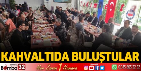 Kahvaltıda buluştular