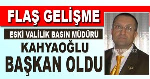 KAHYAOĞLU, başkan oldu