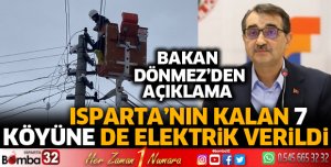 Kalan 7 köyün elektriği verildi