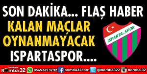 KALAN MAÇLAR OYNATILMAYACAK