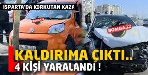 Kaldırıma çıktı... 4 kişi yaralandı   