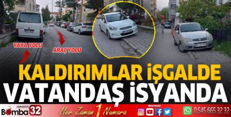 Kaldırımlar işgalde!