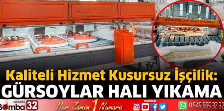 Kaliteli Hizmet Kusursuz İşçilik: Gürsoylar Halı Yıkama