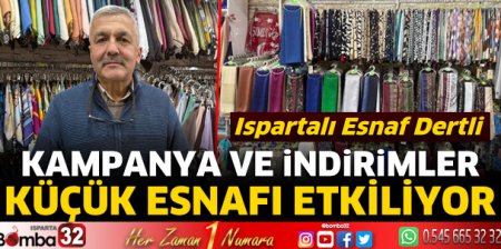 Kampanya ve indirimler küçük esnafı etkiliyor 