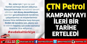 KAMPANYAYI ERTELEDİ