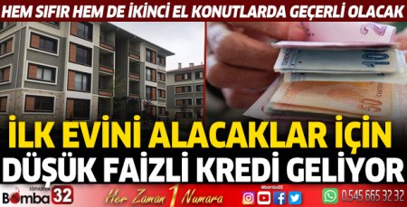Kamu bankaları ilk kez ev alacaklara düşük faizli kredi verecek!