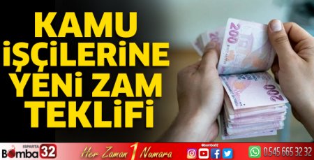 Kamu işçilerine yeni zam teklifi