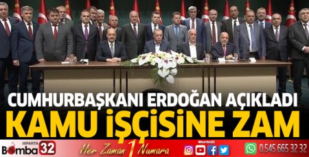 Kamu işçisine yüzde 45 zam