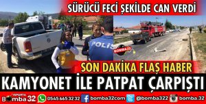 KAMYONET İLE PATPAT ÇARPIŞTI 1 ÖLÜ