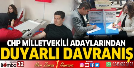 Kan bağışında bulundular
