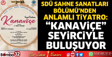 Kanaviçe Seyirciyle Buluşuyor