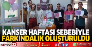 Kanser Haftası sebebiyle bilinçlendirme çalışmaları devam ediyor