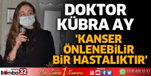 Kanser önlenebilir bir hastalıktır
