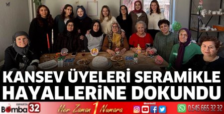 KANSEV üyeleri seramikle hayallerine dokundu