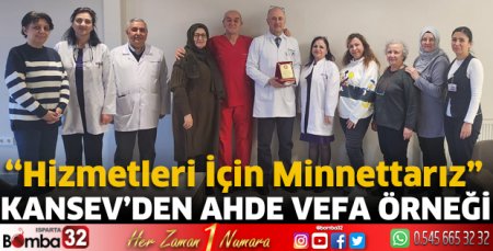 KANSEV’den ahde vefa örneği