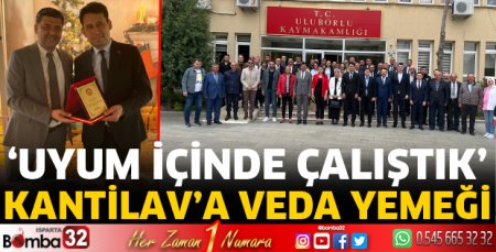 Kantilav’a veda yemeği