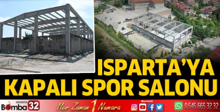 Kapalı Spor Salonunun duvar örme çalışmaları devam ediyor