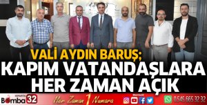 Kapım vatandaşlara her zaman açık