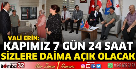 Kapımız 7 gün 24 saat sizlere daima açık olacak
