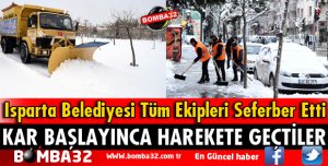KAR BAŞLAMASIYLA BİRLİKTE HAREKETE GEÇTİLER