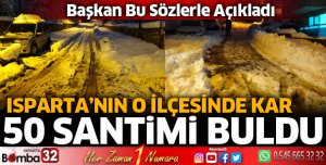 Kar kalınlığı 50 santimi buldu
