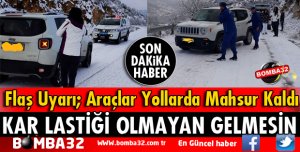 KAR LASTİĞİ VE ZİNCİRİ OLMADAN GİTMEYİN