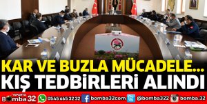 KAR VE BUZLA MÜCADELE KOORDİNASYON TOPLANTISI YAPILDI