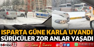 Kar yağışı sonrası yollar kilitlendi