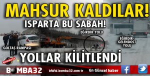 KAR YAĞIŞI SÜRÜCÜLERE ZOR ANLAR YAŞATTI