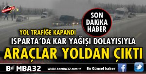 KAR YAĞIŞI SÜRÜCÜLERE ZOR ANLAR YAŞATTI