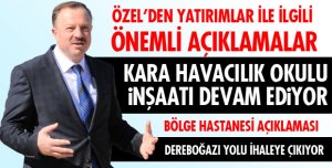 KARA HAVACILIK OKULU'NDA İNŞAAT YENİDEN BAŞLADI