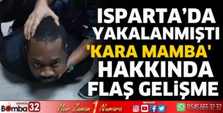 Kara Mamba hakkında flaş gelişme