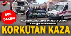 Karaağaç Mahallesinde Trafik Kazası!